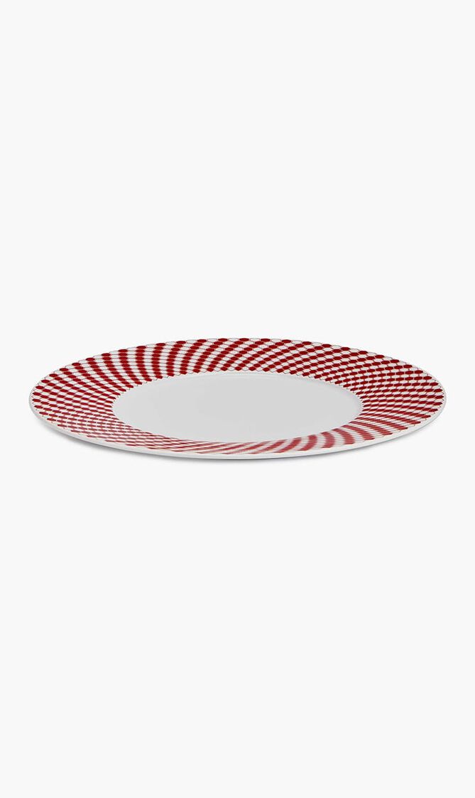 Madison 6 Dessert Plate Round Red 21cm
