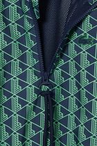 Oversized monogram taffeta pull-on jacket Oversized monogram taffeta pull-on jacket