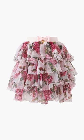 Patsy Rose Print Skirt