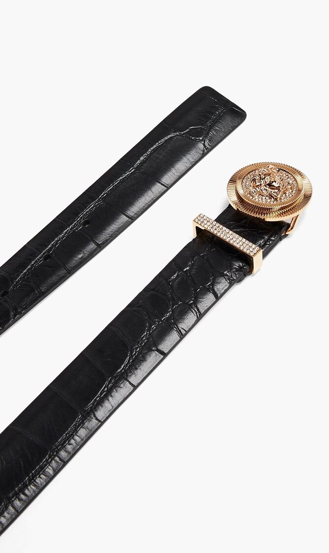 Medusa Biggie Leather Belt