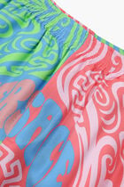 SHORTS SILK TWILL FABRIC BAROQUE '92 PRINT