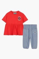 Book Flower Trouser Set