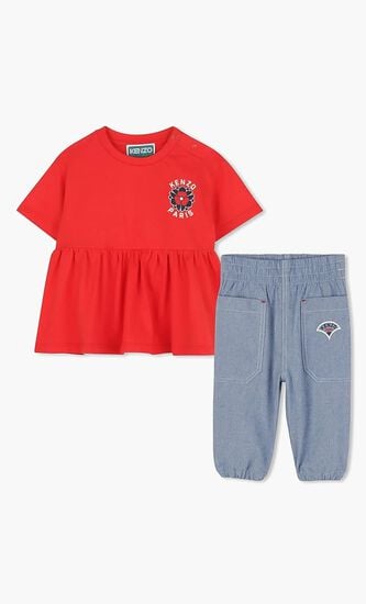 Book Flower Trouser Set
