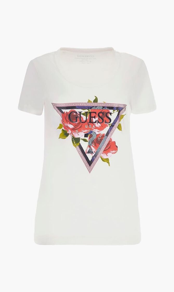 Ss Cn Roses Triangle Tee
