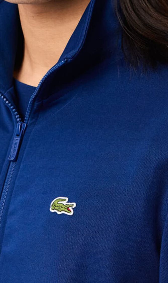 Paris Pique Zip Front Track Jacket