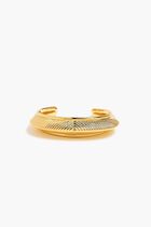 Hera Dome Ridge Statement Cuff Bracelet