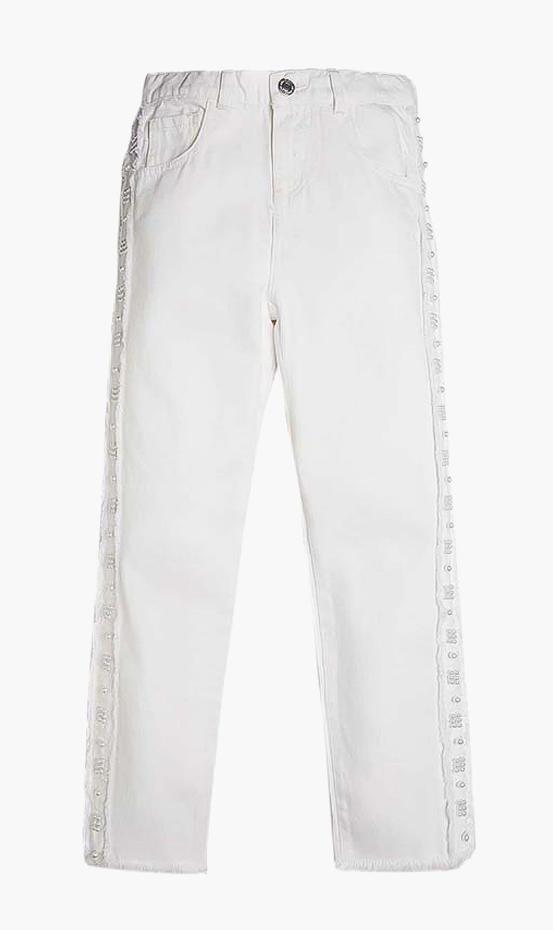 Guess embellished jeans store