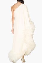 Ubud Feather Trim Gown