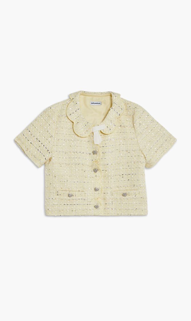 YELLOW BOUCLE JACKET