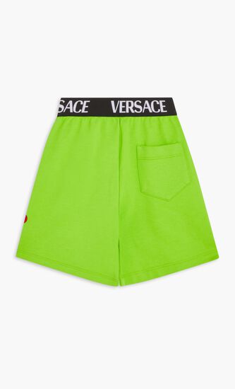 SHORT FELPA + RIC. LOGO PINS