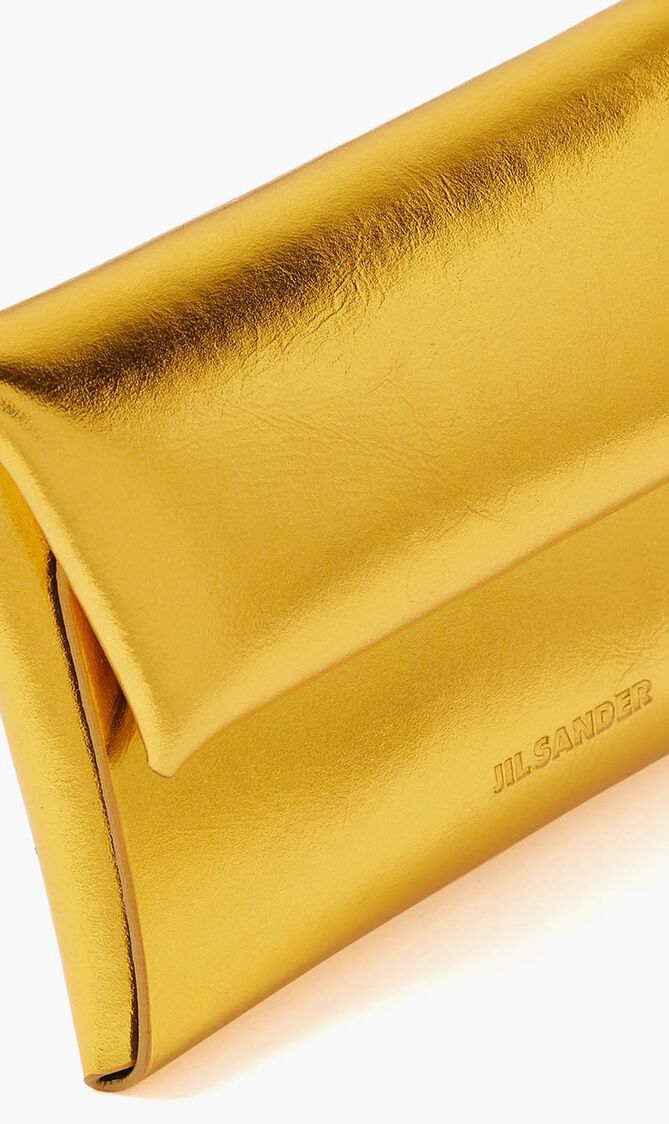 Folded Coin Laminated Leather Purse Folded Coin Laminated Leather Purse