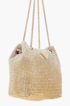 Zalina Rhinestone Mini Bucket Bag