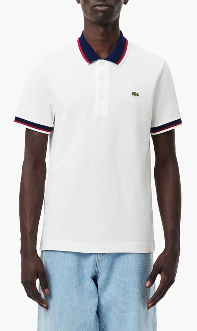 Regular Fit Contrast Collar Polo Shirt