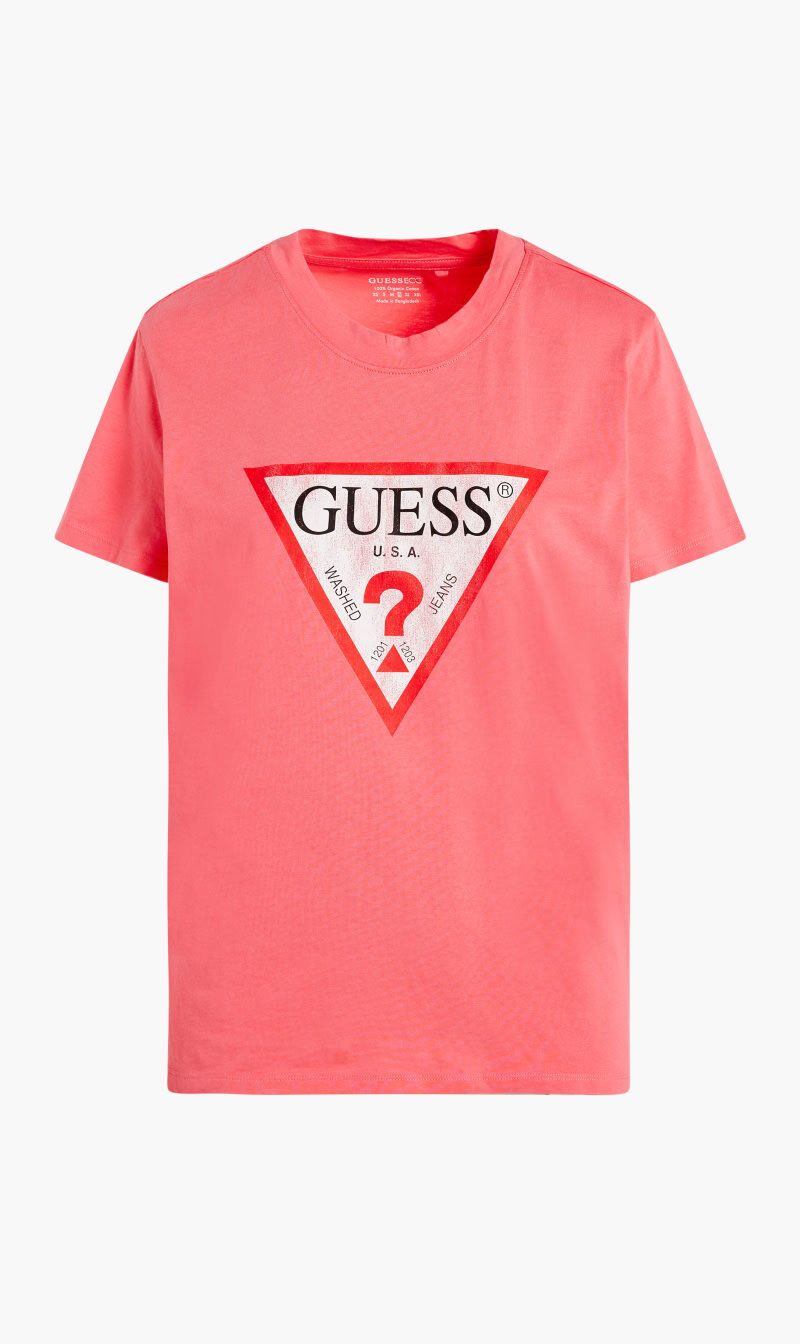 Buy GUESS Classic Fit Logo T shirt for SAR 110.00 The Deal Outlet