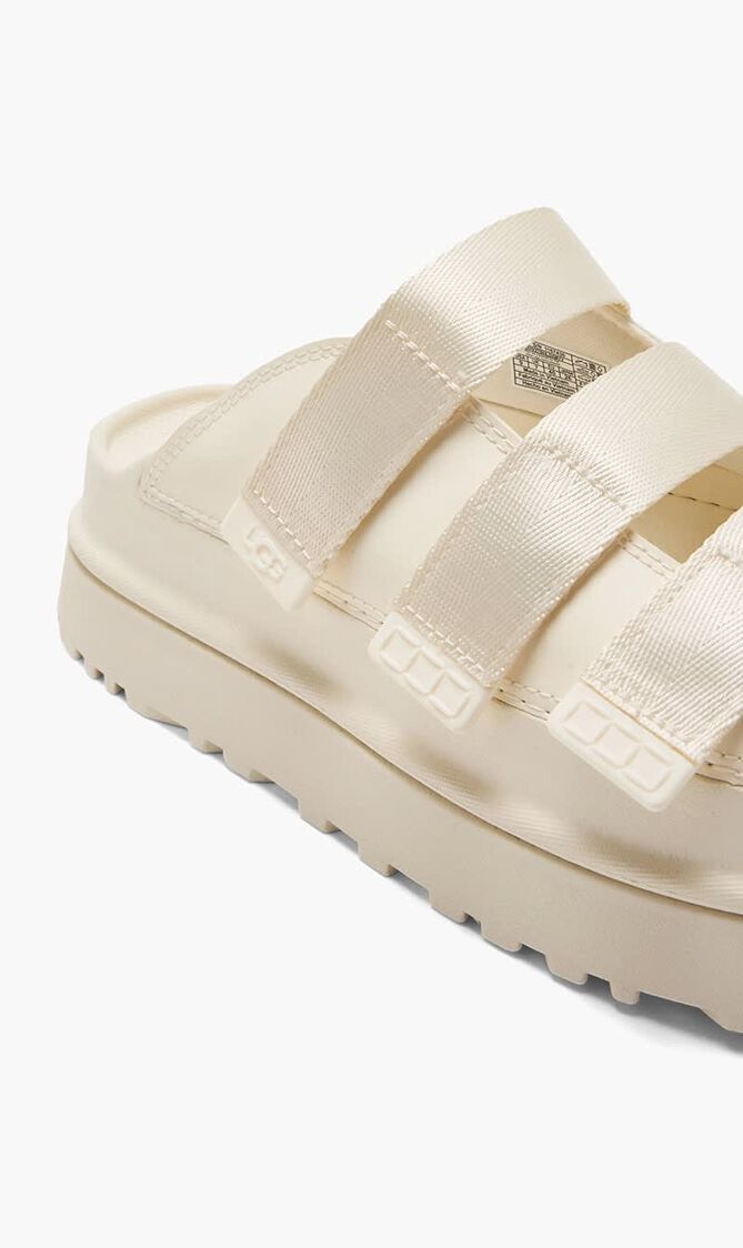 Golden Glow Slide Sandals