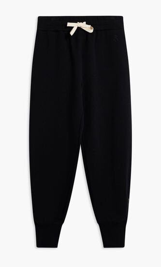 PANTS HIGH TWISTED COTTON OUTSIDE WITH INSIDE CASHMERE TERRY