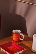 Tartan Mug Red