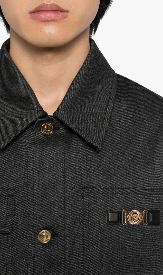 BLOUSON WOOL TWILL MOULINE FABRIC