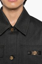 BLOUSON WOOL TWILL MOULINE FABRIC