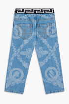 PANT DENIM DENIM + MASCHERA BAROQUE LASER