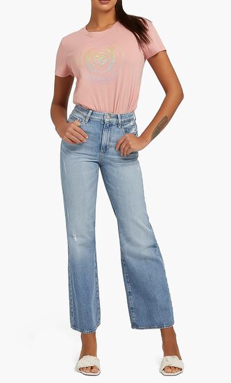 Ankle Wide Denim