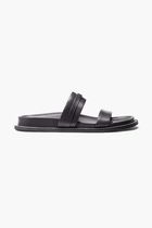 Mandy Leather Flat Sandals