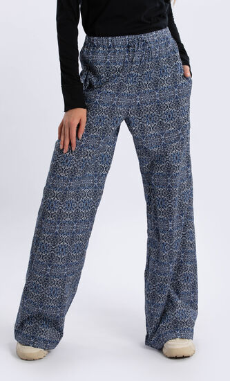 Spargi Printed Wide Legs Trouser