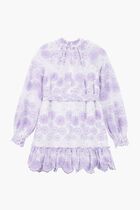Lena Embroidered Mini Dress