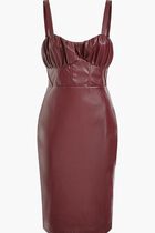 Reid Faux Leather Dress