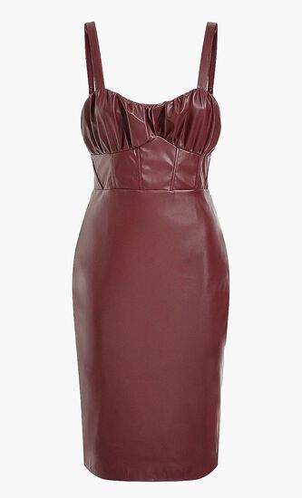 Reid Leather Dress