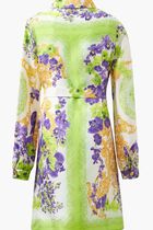 Orchid Print Shirt Dress Orchid Print Shirt Dress