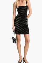 Embellished Stretch Viscose Blend Dress