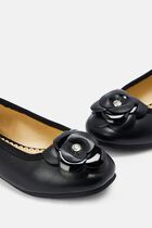 AVRIL ROSE BALLET PUMP BLACK