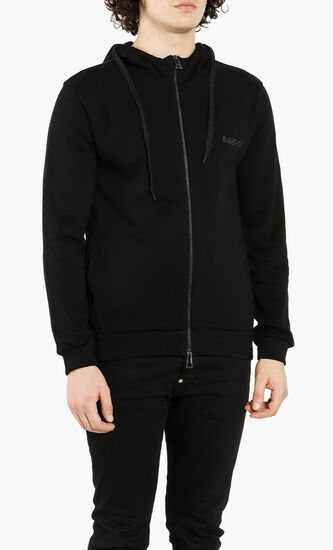Embroidered Logo Hooded Sweatshirt