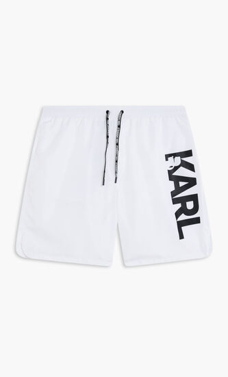 KARL LOGO LONG BOARDSHORTS
