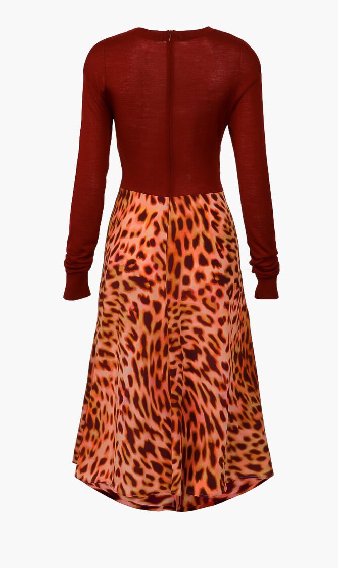 Twisted Merino Long Dress