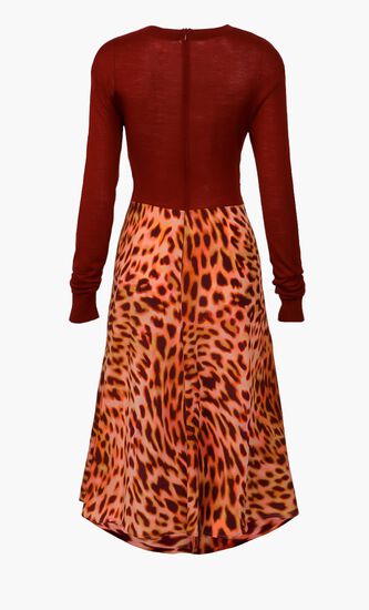 Twisted Merino Long Dress