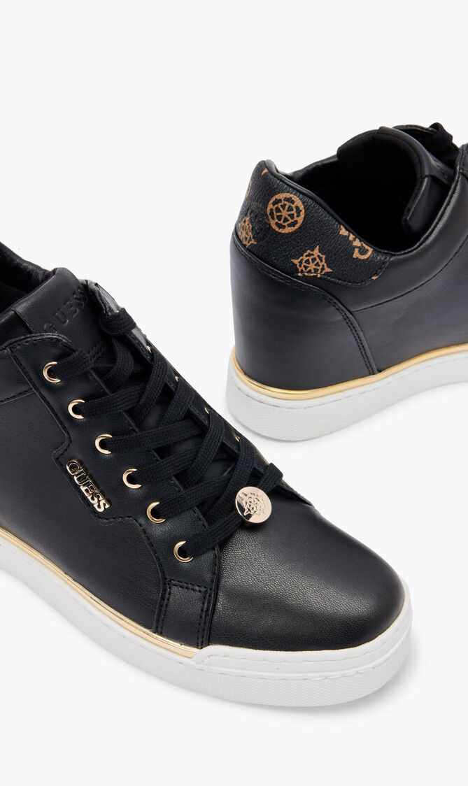 SNEAKERS/ATHLETIC MID TOP BLACK 001
