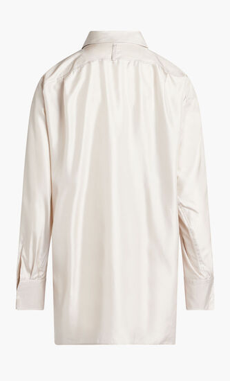 SILKPOLYESTER LONG SLEEVES SHIRT
