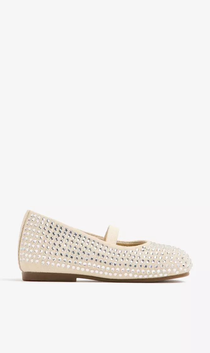 Crystal Ballet Flats