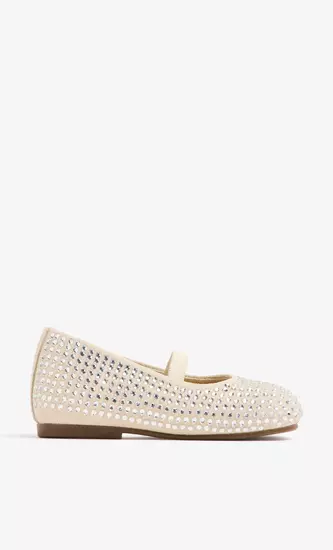Crystal Ballet Flats