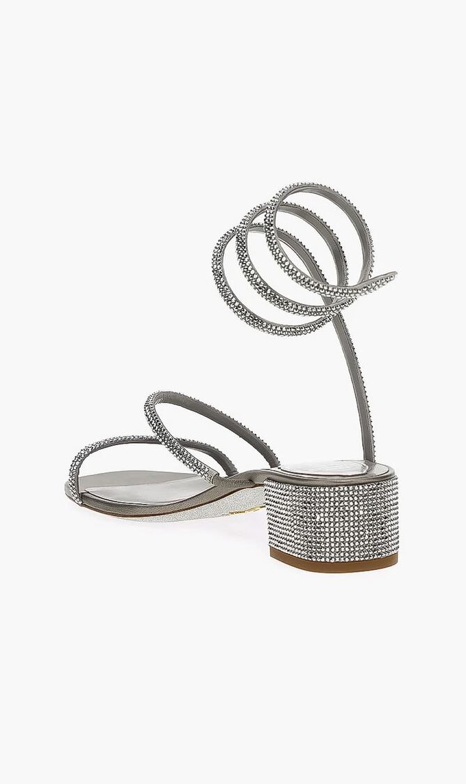 ASH GREY SATINLIGHT CHROME STRASS