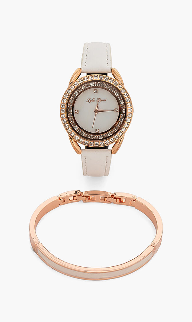 Time stone watch for ladies hotsell
