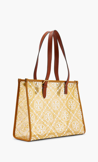 T MONOGRAM TPU SMALL TOTE