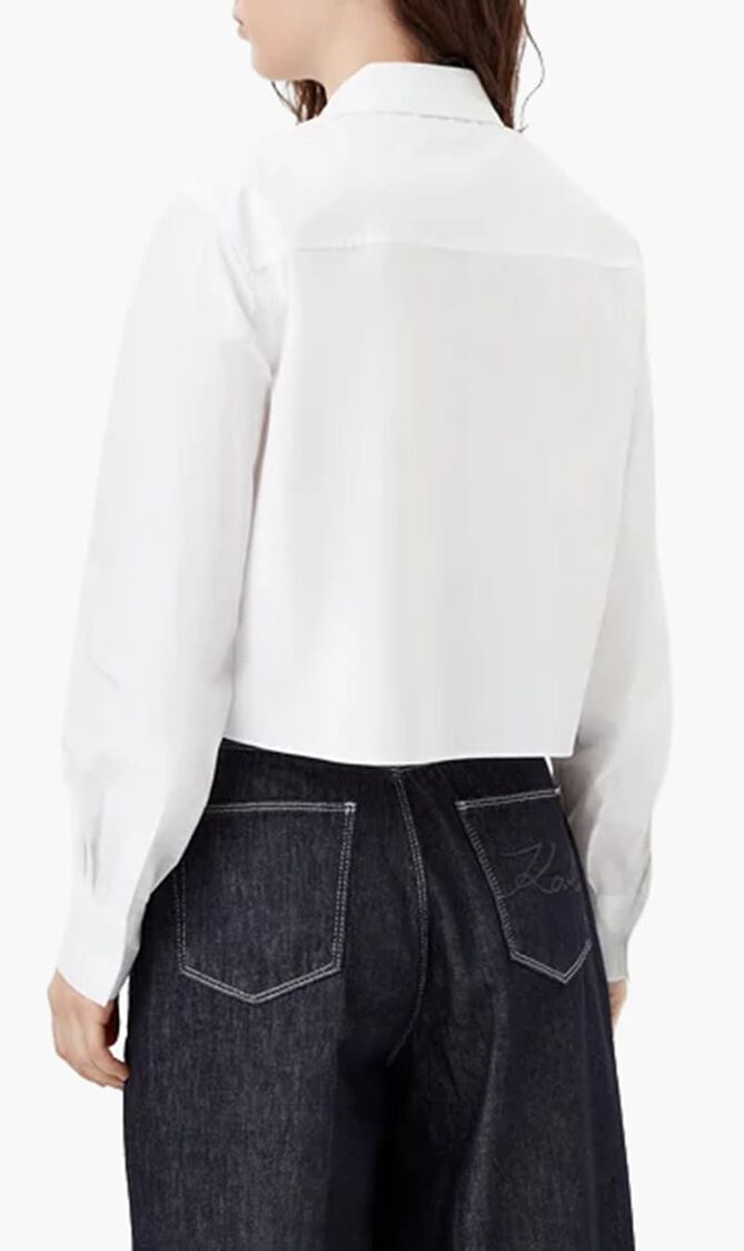 Cropped Signature Shirt