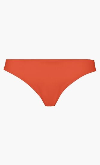 Jacquard Vichy Mini Brief Bikini Bottom