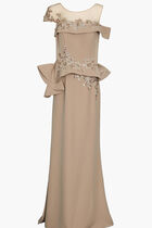 Off Shoulder Stretch Gown Dress Off Shoulder Stretch Gown Dress