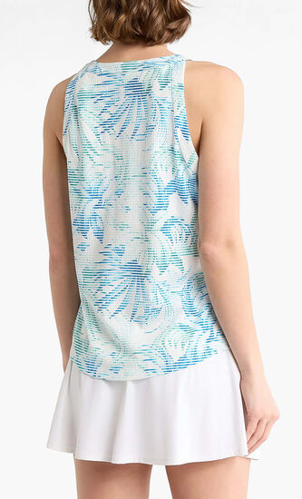 Abby Costa Wave Leaves IslandZone Halter Top