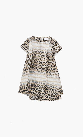 Leopard Jacquard Dress