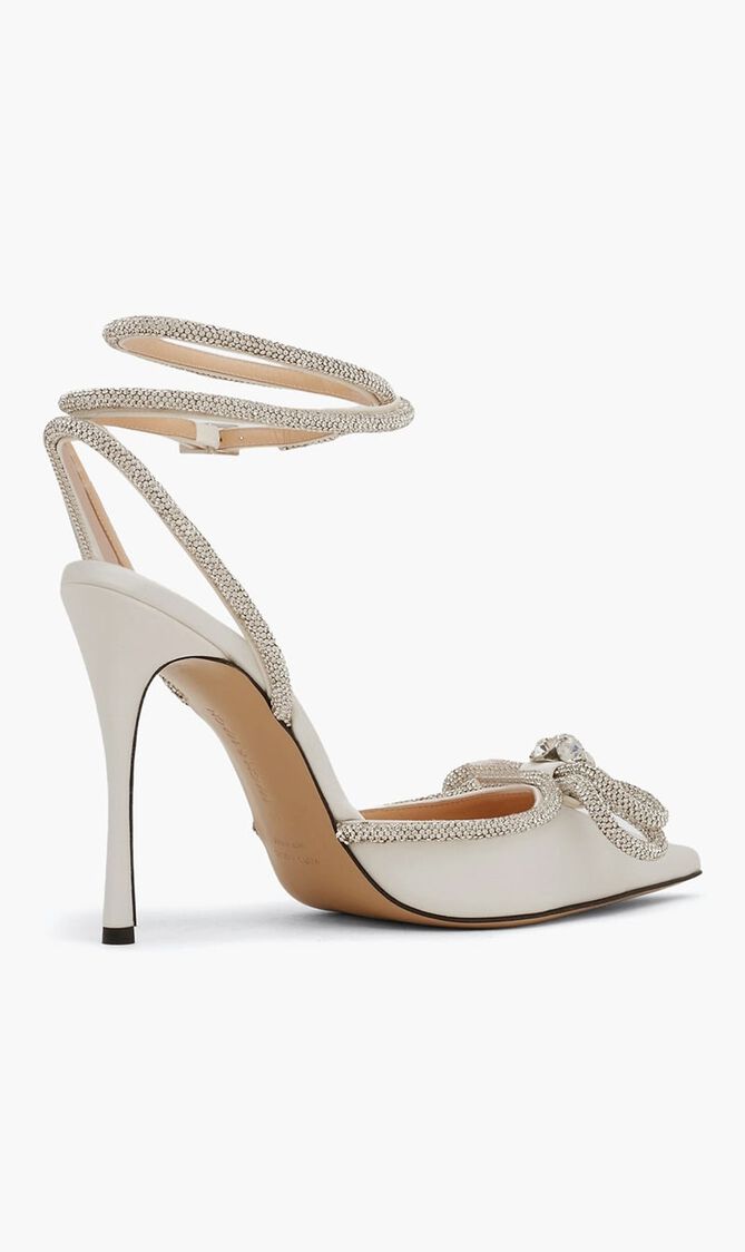 Double Bow Satin Pumps Double Bow Satin Pumps